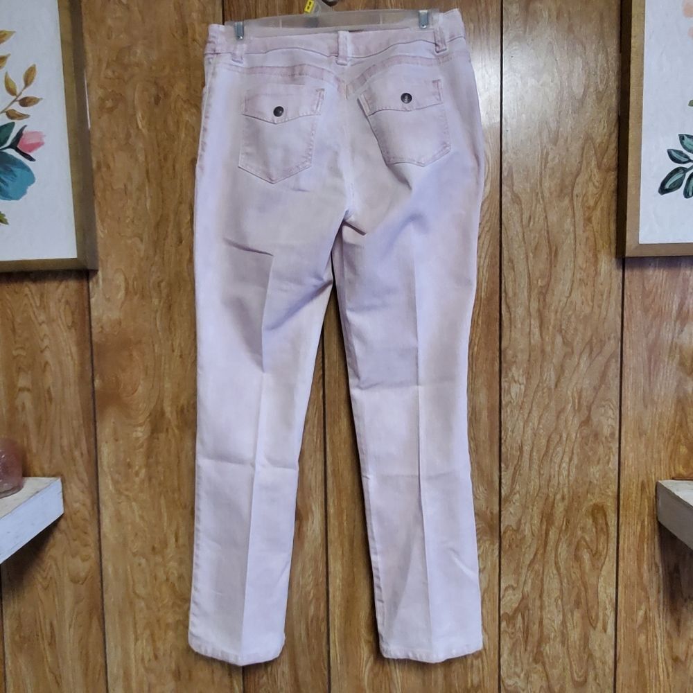 Chico's Pink Platinum Denim Ultimate Fit Jeans Size 4 - Picture 5 of 5